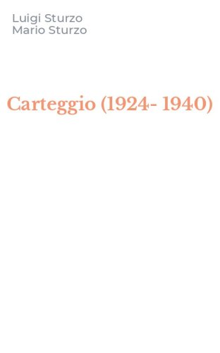 Carteggio (1924-1940)