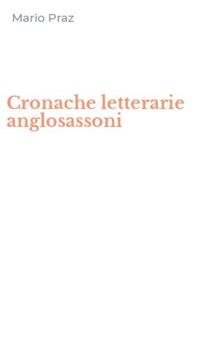 Cronache letterarie anglosassoni