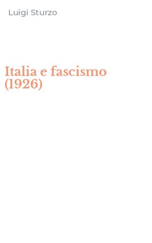 Italia e fascismo (1926)