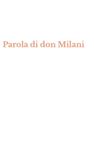 Parola di don Milani