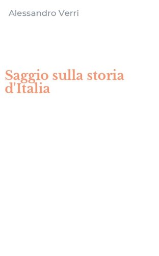 Saggio sulla storia d'Italia