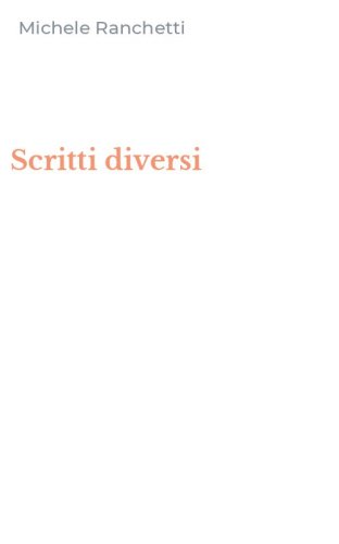 Scritti diversi