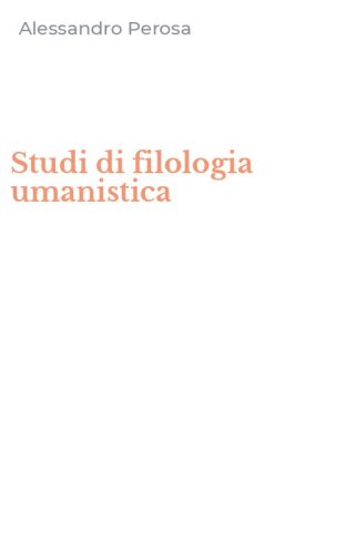 Studi di filologia umanistica