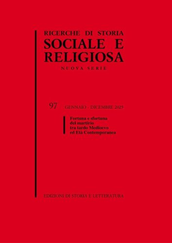Ricerche storia sociale religiosa