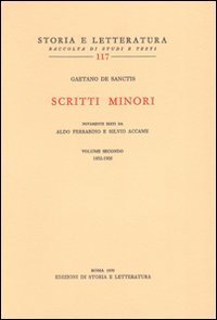 Scritti minori