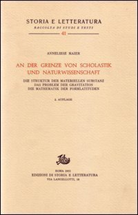 Studien zur Naturphilosophie der Sp&auml;tscholastik