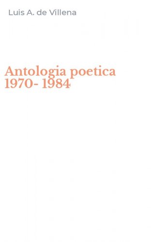 Antologia poetica 1970-1984