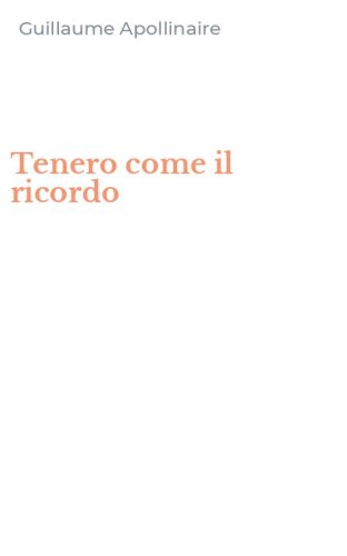 Tenero come il ricordo