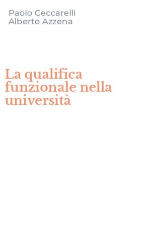 La qualifica funzionale nella universit&agrave;