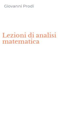 Lezioni di analisi matematica