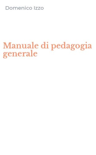 Manuale di pedagogia generale