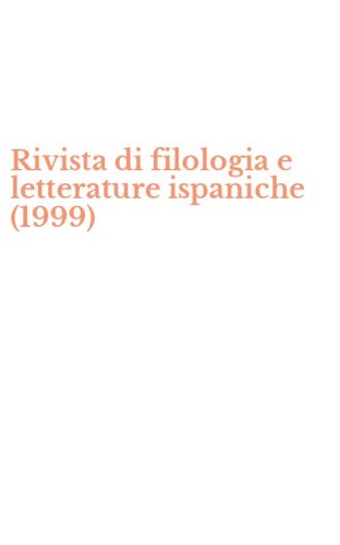 Rivista di filologia e letterature ispaniche (1999)