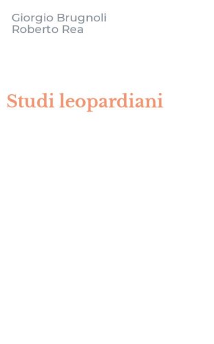 Studi leopardiani