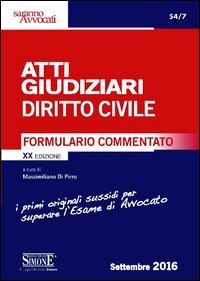 Atti giudiziari di diritto civile. Formulario commentato