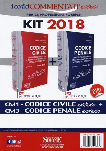 Codice civile esteso-Codice penale esteso. Annotati esclusivamente con le massime pi&ugrave; significative e con le sentenze delle Sezioni Unite