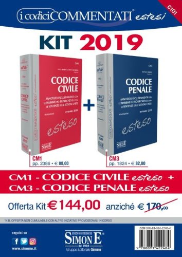 Codice civile esteso-Codice penale esteso. Annotati esclusivamente con le massime pi&ugrave; significative e con le sentenze delle Sezioni Unite