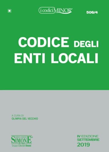 Codice degli enti locali. Ediz. minor