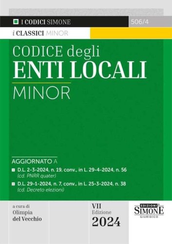 Codice degli enti locali. Ediz. minor