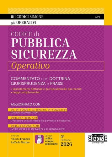 Codice di pubblica sicurezza operativo