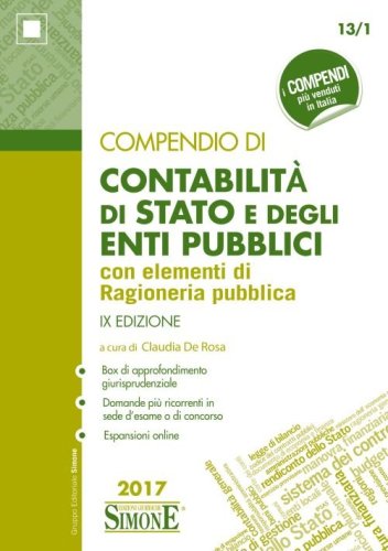 Compendio di contabilit&agrave; di Stato e degli enti pubblici con elementi di ragioneria pubblica