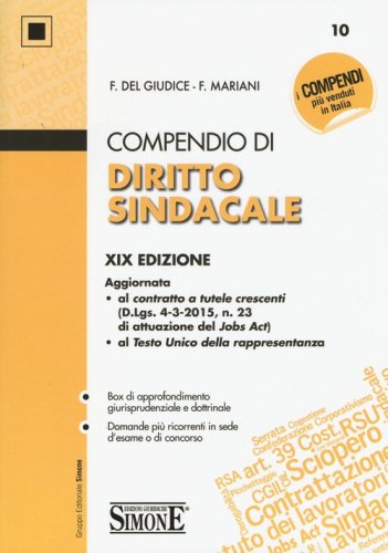 Compendio di diritto sindacale