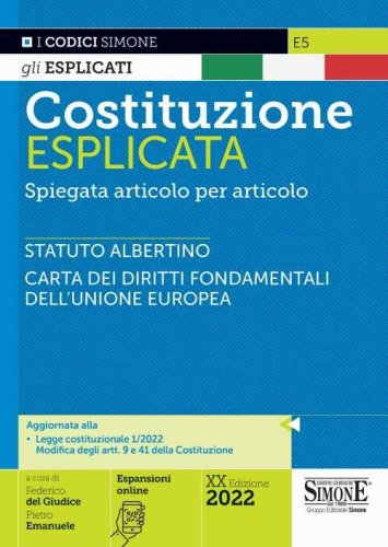 Costituzione esplicata. Spiegata articolo per articolo