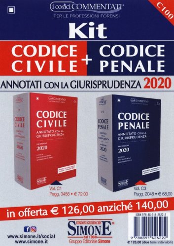 Kit Codice civile+Codice penale. Annotati con la giurisprudenza