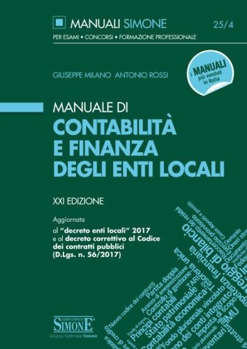 Manuale di contabilit&agrave; e finanza degli enti locali