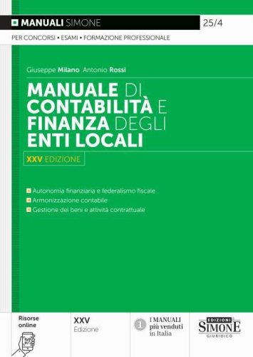 Manuale di contabilit&agrave; e finanza degli enti locali