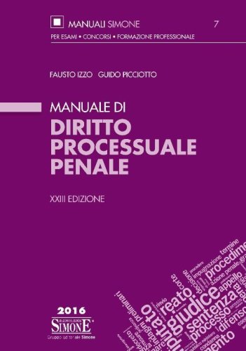 Manuale di diritto processuale penale