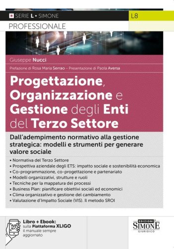 Progettazione, organizzazione e gestione degli enti del Terzo Settore