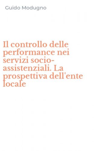 Il controllo delle performance nei servizi socio-assistenziali. La prospettiva dell'ente locale
