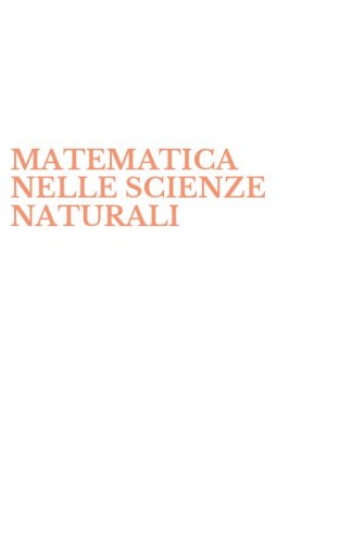MATEMATICA NELLE SCIENZE NATURALI