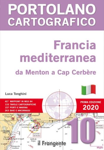 Francia mediterranea da Menton a Cap Cerb&egrave;rea. P10 Portolano cartografico