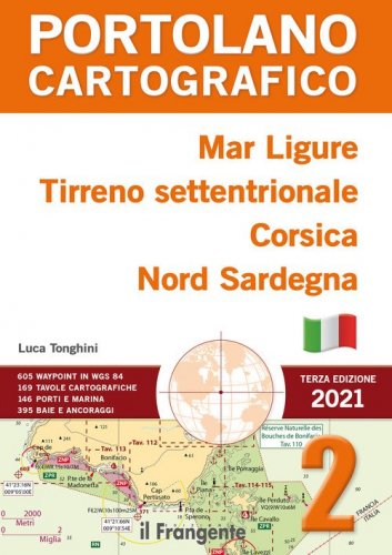 Mar Ligure, Tirreno settentrionale, Corsica, Nord Sardegna. Portolano cartografico