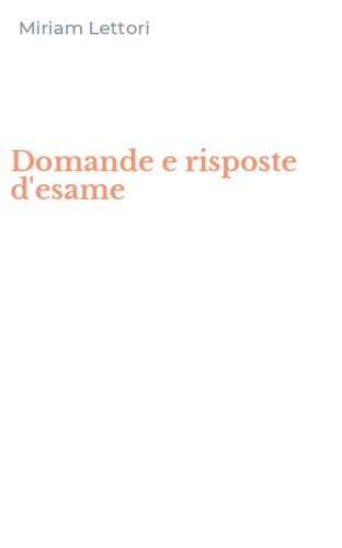 Domande e risposte d'esame