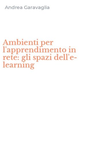 Ambienti per l'apprendimento in rete: gli spazi dell'e-learning
