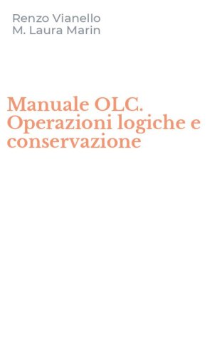 Manuale OLC. Operazioni logiche e conservazione