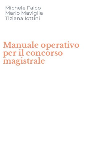 Manuale operativo per il concorso magistrale