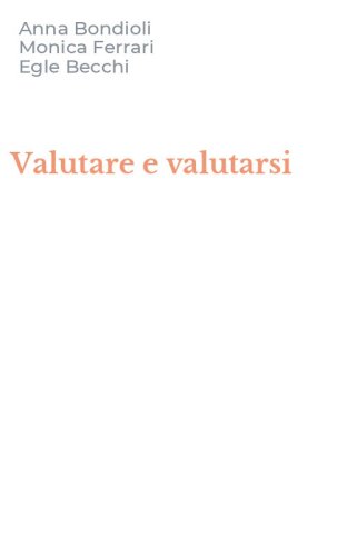Valutare e valutarsi