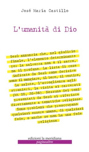 L'umanit&agrave; di Dio
