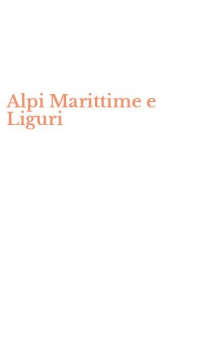 Alpi Marittime e Liguri