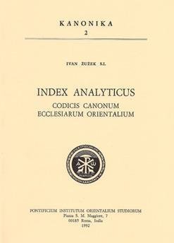 Index analyticus Codicis canonum Ecclesiarum orientalium