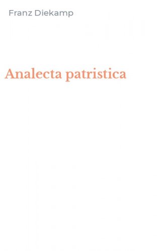 Analecta patristica