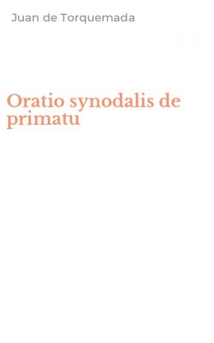 Oratio synodalis de primatu