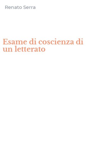 Esame di coscienza di un letterato