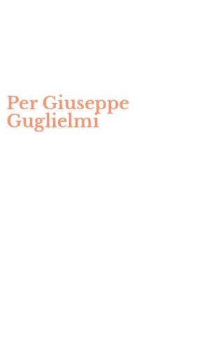 Per Giuseppe Guglielmi
