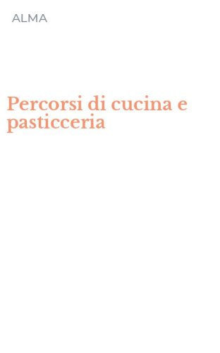 Percorsi di cucina e pasticceria