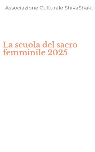 La scuola del sacro femminile 2025