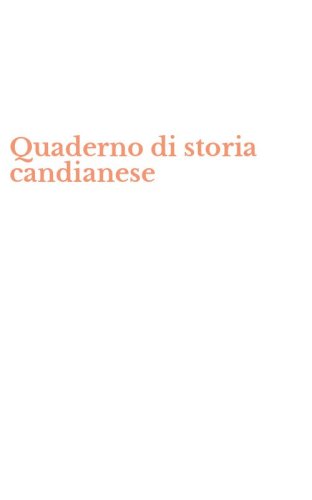 Quaderno di storia candianese